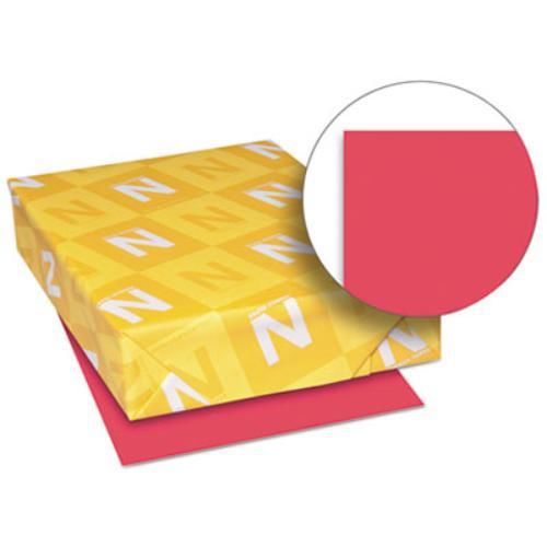 Neenah paper 26761 exact brights paper, 8 1/2 x 11, bright magenta, 50 lb, 500 for sale