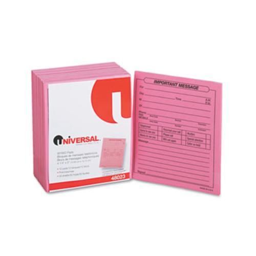 Universal Office Products 48023 important Message Pink Pads, 4-1/4 X 5-1/2,