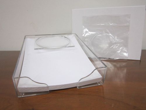 Notepad paper &amp; memo pad medium refillable holder/ vista del mar non-profit for sale