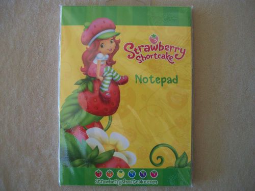 CUTE 50 Sheet Strawberry Shortcake Notepad, 4&#034; X 5 1/2&#034; , BRAND NEW IN PACKAGE!!