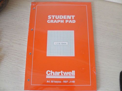 Student A4 Chatwell Graph Pad 50 leaves Ref J14B 1, 5