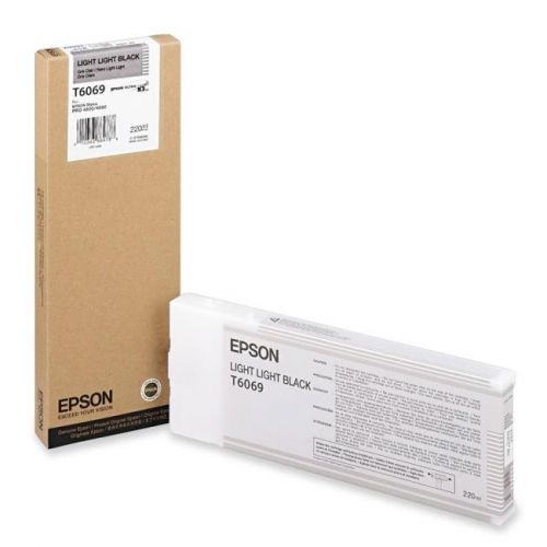 EPSON - ACCESSORIES T606900 LIGHT LIGHT BLACK INKT 220ML