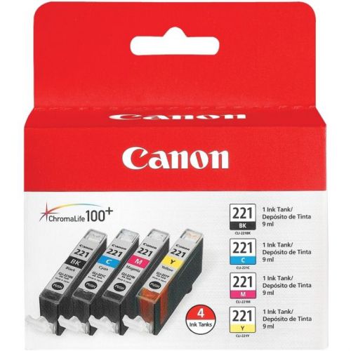 CANON COMPUTER (SUPPLIES) 2946B004 4PK CLI-221 COLOR