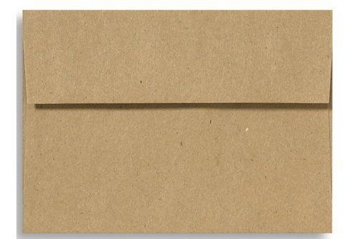 NEW A7 Invitation Envelopes (5 1/4 x 7 1/4) - Grocery Bag (50 Qty.)