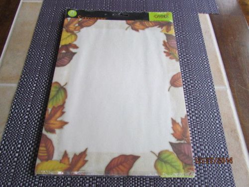 Autumn Leaves Stationery - 25 sheets 8.5&#034; x 11&#034;