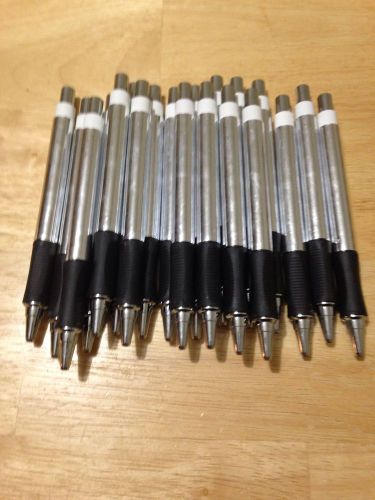Lot of 20Wholesale Misprint Push Button Retractable Pens Black Ink
