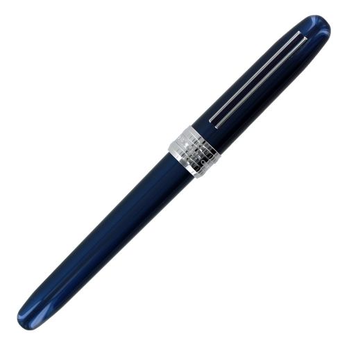 Platinum Plaisir Fountain Pen, Blue Barrel, Fine Point, Black Ink