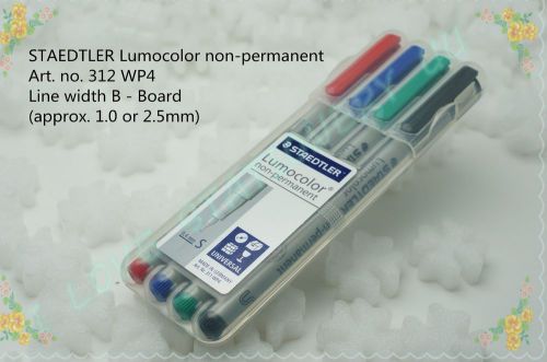 STAEDTLER Lumocolor non-permanent universal pen (4 colours /pack) MODEL:312WP4-B