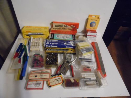 Large Lot of Vintage Office Supplies