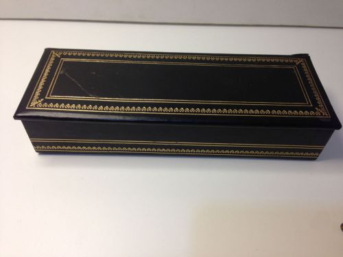 Great Vintage Vinyl-Coated Cardboard Pen/Pencil Box by DeLuxe Craft-Chicago