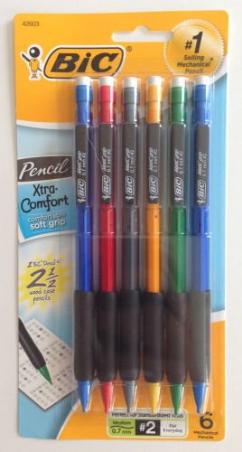 Lot of 5 Packs Bic Matic Grip Mechanical Pencils Xtra Comfort 0.7mm 6/Pk #42603