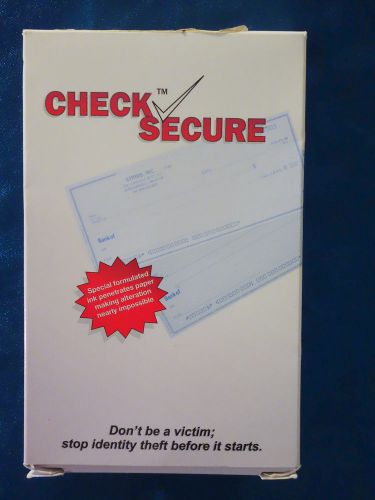 Stride Check Secure Pens Blue 12 Pack Safeguard Check Fraud Identity Theft