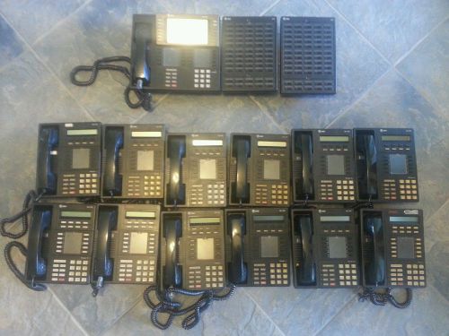 (lot of 12) merlin legend mlx 10dp phones with 2 mlx-dss &amp; mlx-20l qwkshp for sale
