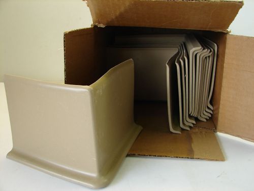 Burke flooring molded rubber corners 4&#034; isos 5&#034; wing ginger (lot of 15) **nib** for sale