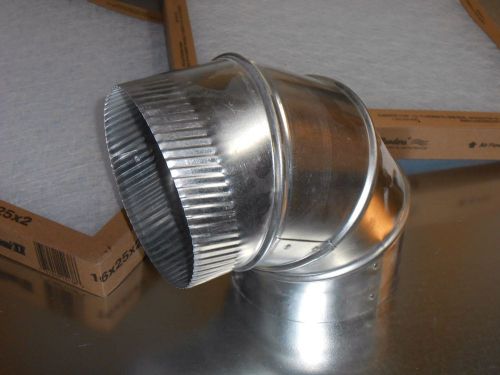 6&#034;-90 deg adjustable elbow - hvac ductwork heating and cooling for sale