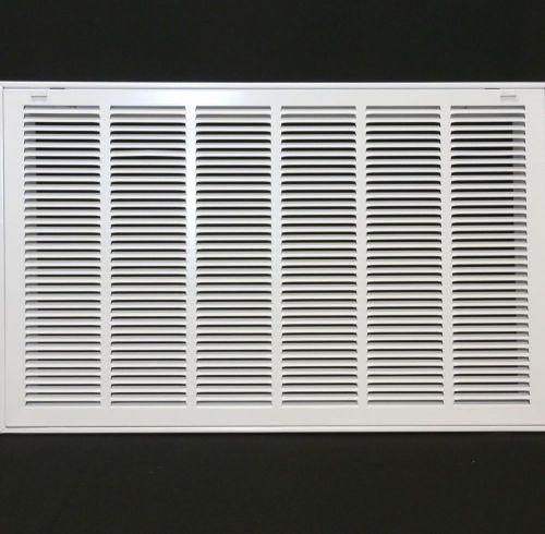 30w&#034; x 18h&#034; return filter grille - easy air flow - flat stamped face for sale