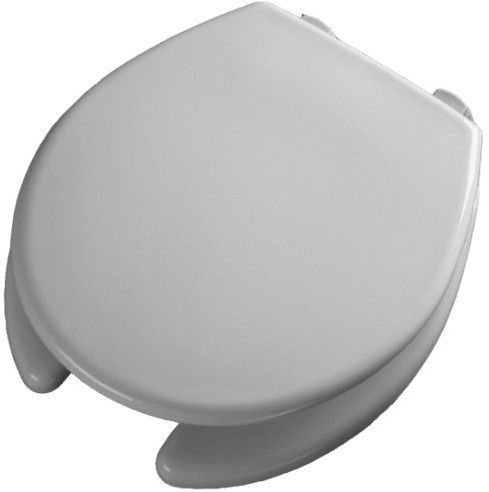 Medic Aid Plastic 2 Inch Lift Open Front With Cover Toilet Seat With Sta