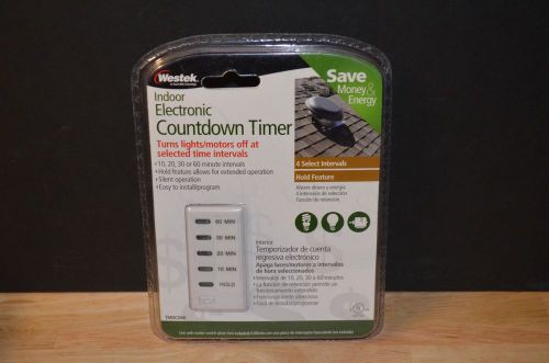 WESTEK - ELECTRONIC COUNTDOWN TIMER HARDWIRED INDOOR IN-WALL TMDCD60 - NEW