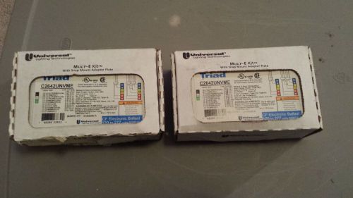 &#034;NEW&#034; (LOT OF 2) Universal Triad C2642UNVME electronic ballast, 120-227V &#034; NEW&#034;