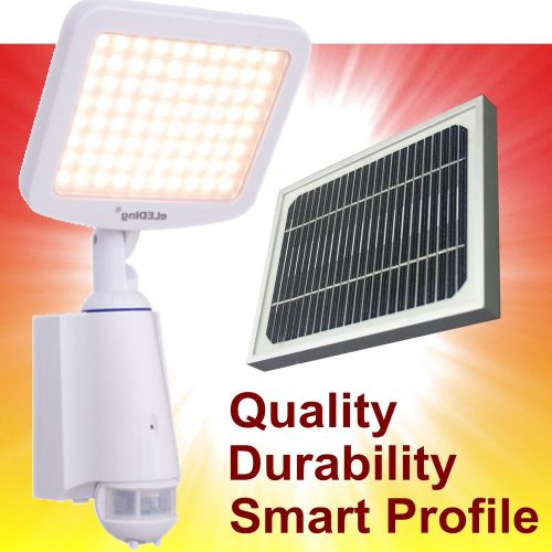 eLEDing Pure Digital Solar Powered (DDC-Smart) 80 LED Security Flood Spot Lights
