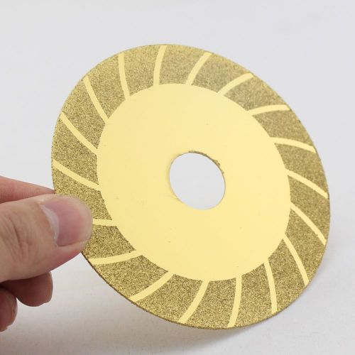 4&#034; inch Diamond coated FLAT grinding cutting wheel disc Angle Grinder TITANIUM