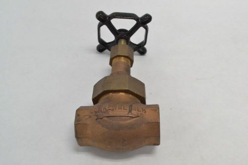 New lunkenheimer fig 123-1 300wog 150 bronze 1-1/4 in globe valve b270098 for sale
