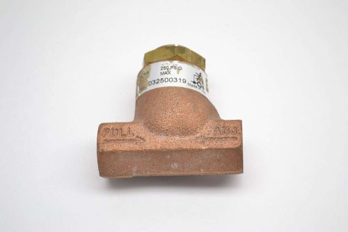Parker 032500319 brass flow control 250psi 3/8 in npt pneumatic valve b444477 for sale