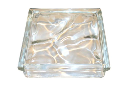 UP TO 500 NEW 8&#034; SQUARE X 2&#034; WAVY GLASS BLOCKS