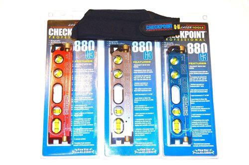 CHECKPOINT 880 G3 LASER TORPEDO LEVEL PLATINUM FREE POUCH &amp; SHIPPING