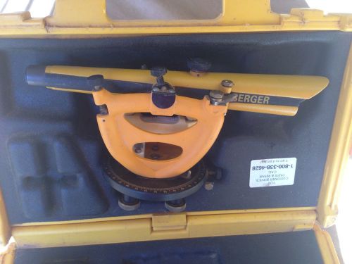 Berger Instruments Model 200B Level Transit for Surveying and Construction