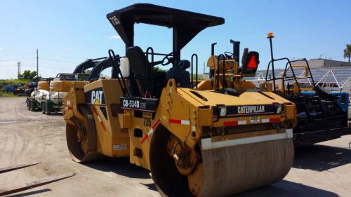 2005 cat cb-534dxw double drum compactor ready to work. 5,110 hours. for sale