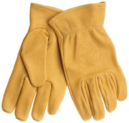 NEW Klein Tools 40021 Deerskin Work Gloves  Unlined  Medium