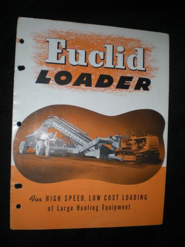 1948 EUCLID LOADER brochure   8 pages