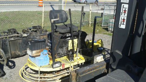 Wacker ride-on power trowel with honda gas engine for sale