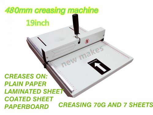 18 iich 480mm manual paper and photo scoring a3 creasing machine scorer creaser for sale