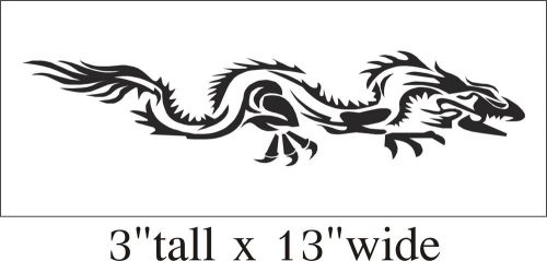 Dragon tattoo design funny car truck bumper vinyl sticker decal art gift-1554 for sale