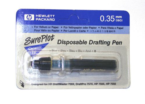 HP Disposable Drafting Pen for Plotter  0.35 mm Blue
