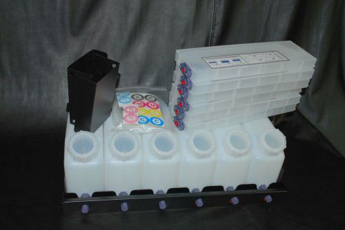 Vertical bulk ink system (6x6) for roland vs model printers. us fast shipping for sale