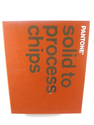 2000 Pantone Color Book Solid To Process Chips Used