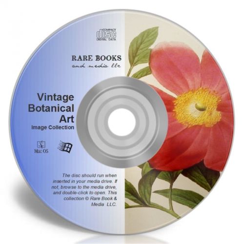 VINTAGE BOTANICAL ART-  Royalty-Free Pictures Collection CD-ROM
