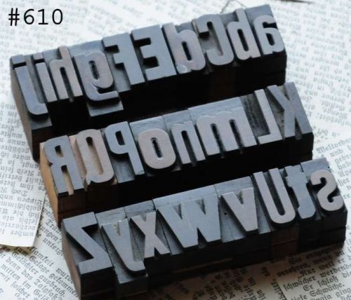 A-Z alphabet letterpress wood printing blocks type woodtype wooden letterform