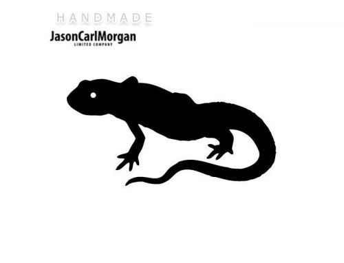 JCM® Iron On Applique Decal, Lizard Black