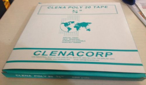 Clena Poly 20 Tape 3/4&#034; New EA