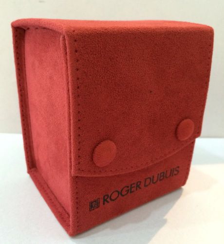 Roger Dubuis Red Service Travel watch pouches mint in Condition .