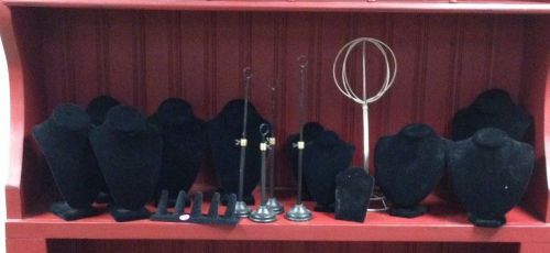 Black Velvet Jewelry Display Lot Advertising Display Stand Hat Stand
