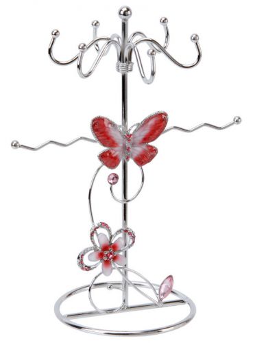 Juliana Butterfly &amp; Crystal Jewellery Hanger Display Holder Stand