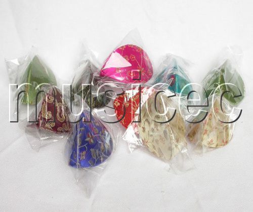 10pcs oriental style MIX color Chinese silk Embroidered Jewelry Boxes T7A18