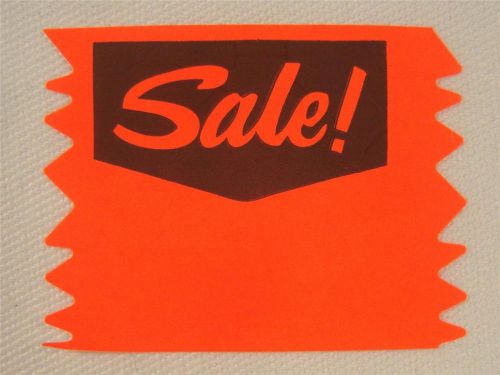 1,000 Self-Adhesive &#034; Sale! &#034; Labels 1.25&#034; x 1.0&#034; Stickers Retail Store Supplies