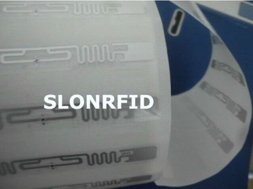 1000pcs uhf rfid white film alien aln-9640/9740 915mhz squiggle h3 gen 2 rfidtag for sale
