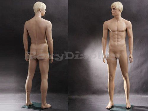 Male Fiberglass Realistic Mannequin Dress From Display #MZ-WEN6